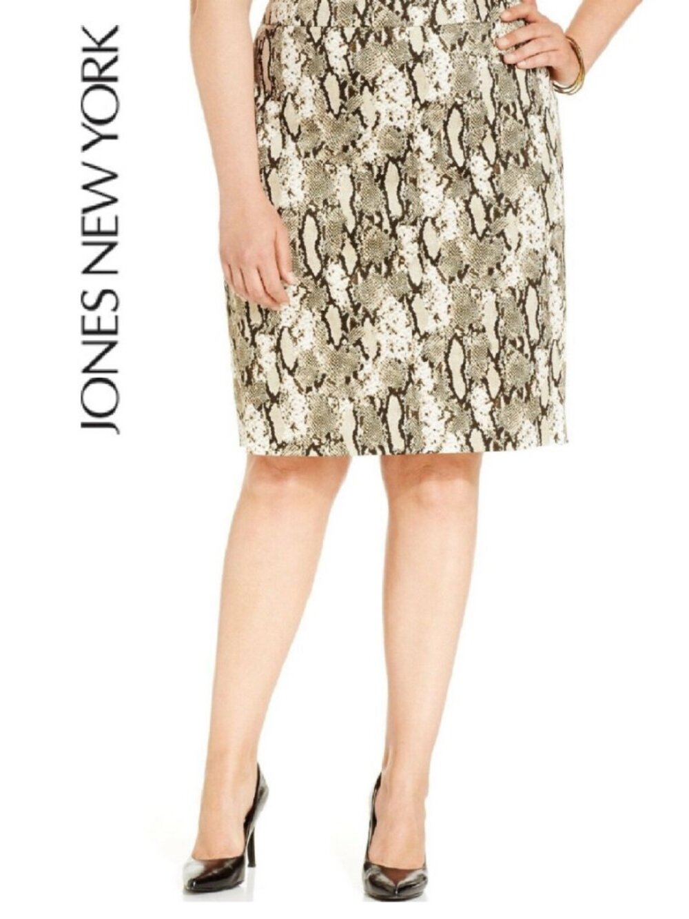 brand new Jones New York Size 18W Snakeskin Skirt from the Lucy Collection